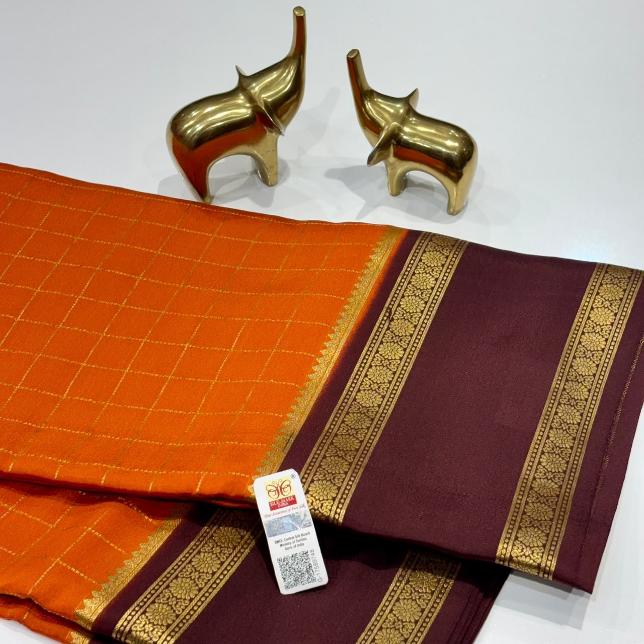 Pure Mysore Crepe Silk Saree