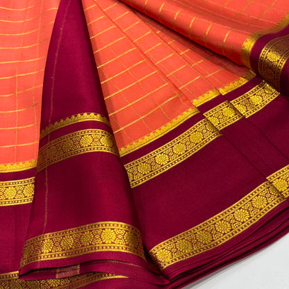 Pure Mysore Crepe Silk Saree