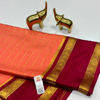 Pure Mysore Crepe Silk Saree