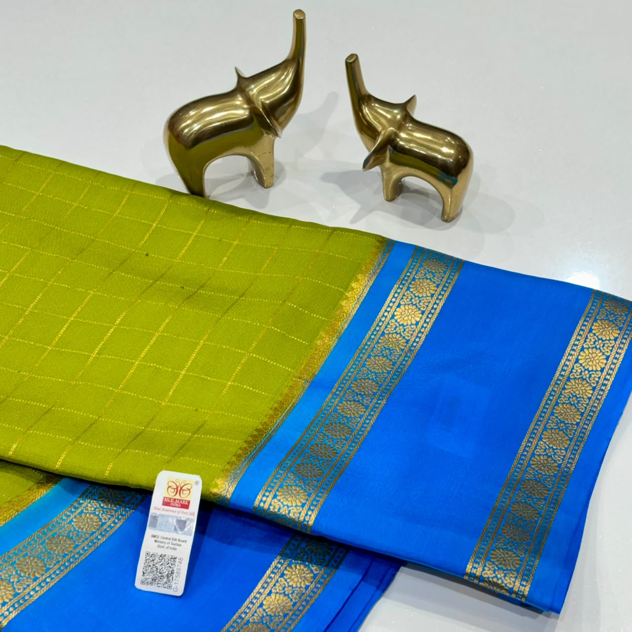 Pure Mysore Crepe Silk Saree