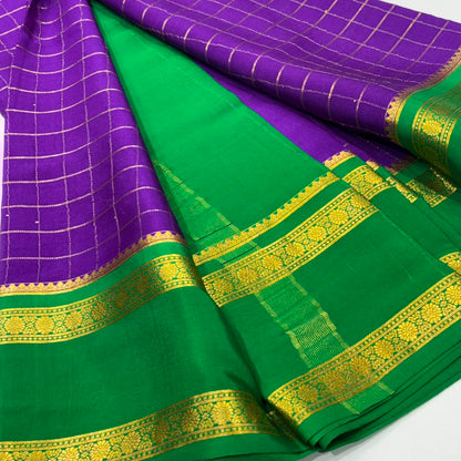 Pure Mysore Crepe Silk Saree