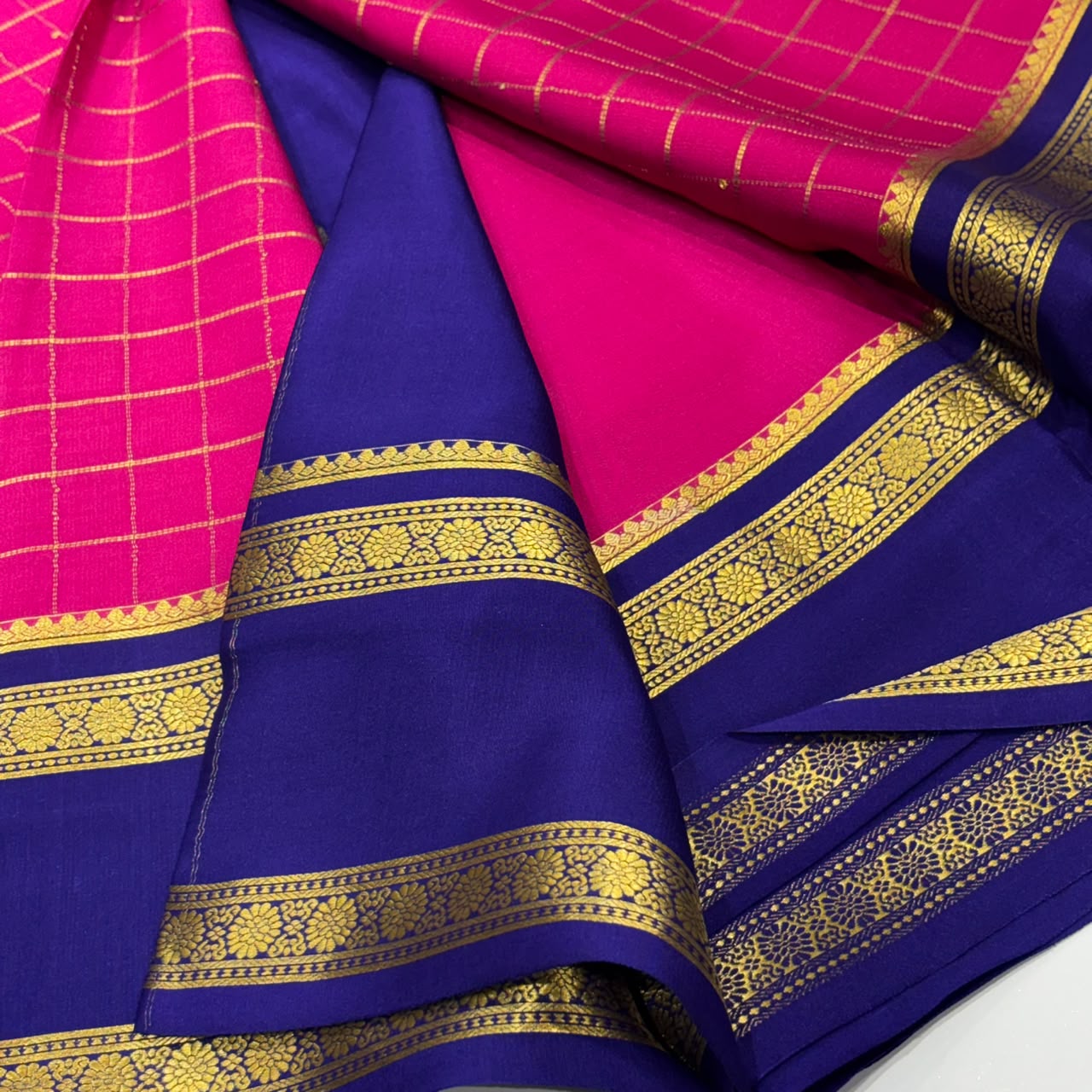 Pure Mysore Crepe Silk Saree