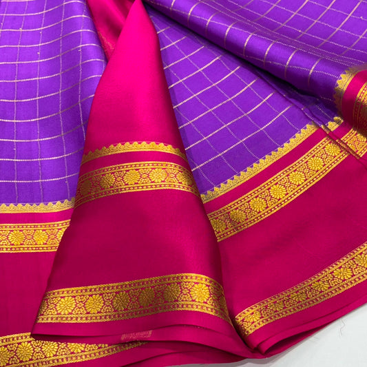 Pure Mysore Crepe Silk Saree