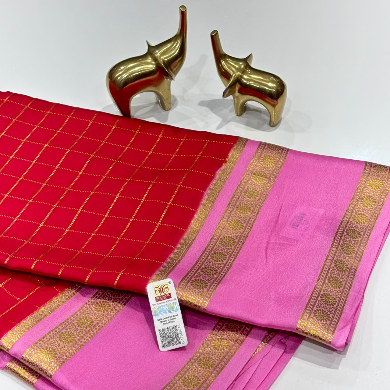 Pure Mysore Crepe Silk Saree