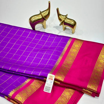 Pure Mysore Crepe Silk Saree