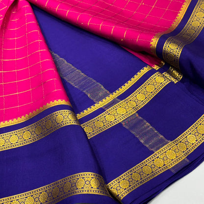 Pure Mysore Crepe Silk Saree