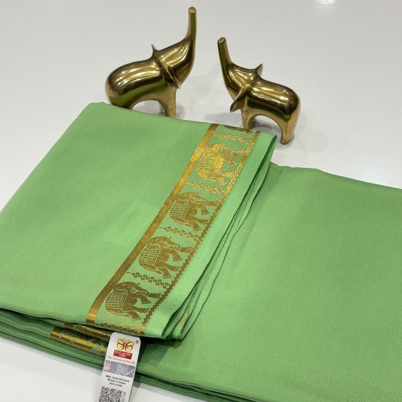 Pure Mysore Crepe Silk Saree