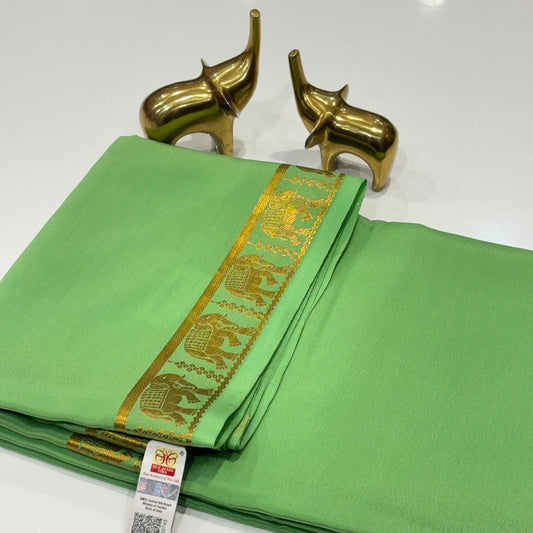 Pure Mysore Crepe Silk Saree