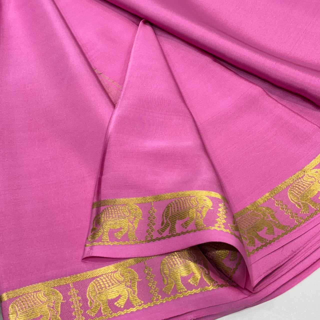 Pure Mysore Crepe Silk Saree