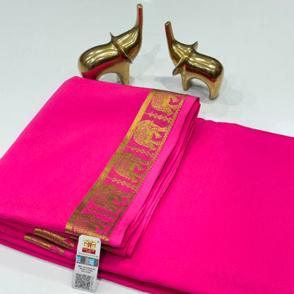 Pure Mysore Crepe Silk Saree