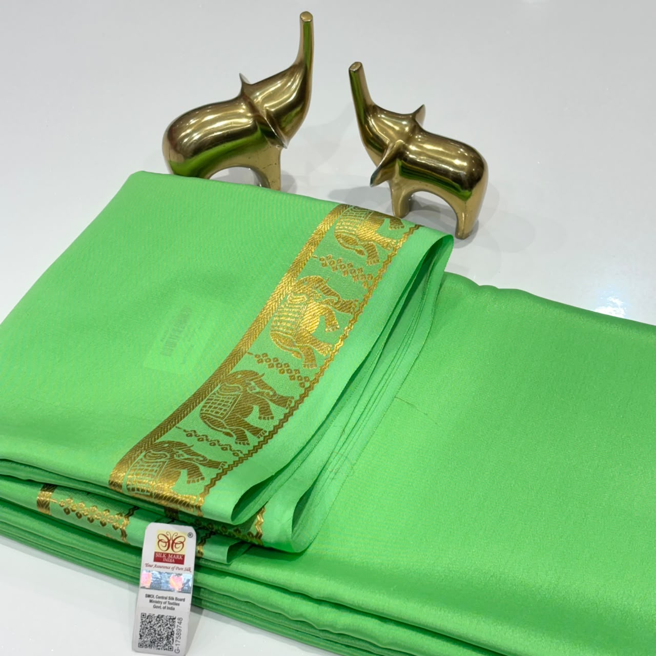 Pure Mysore Crepe Silk Saree