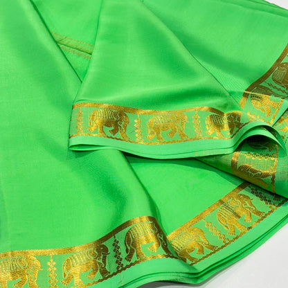 Pure Mysore Crepe Silk Saree