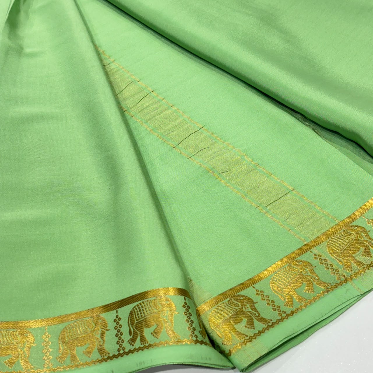 Pure Mysore Crepe Silk Saree