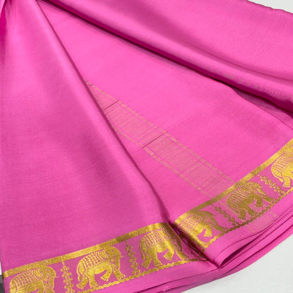 Pure Mysore Crepe Silk Saree