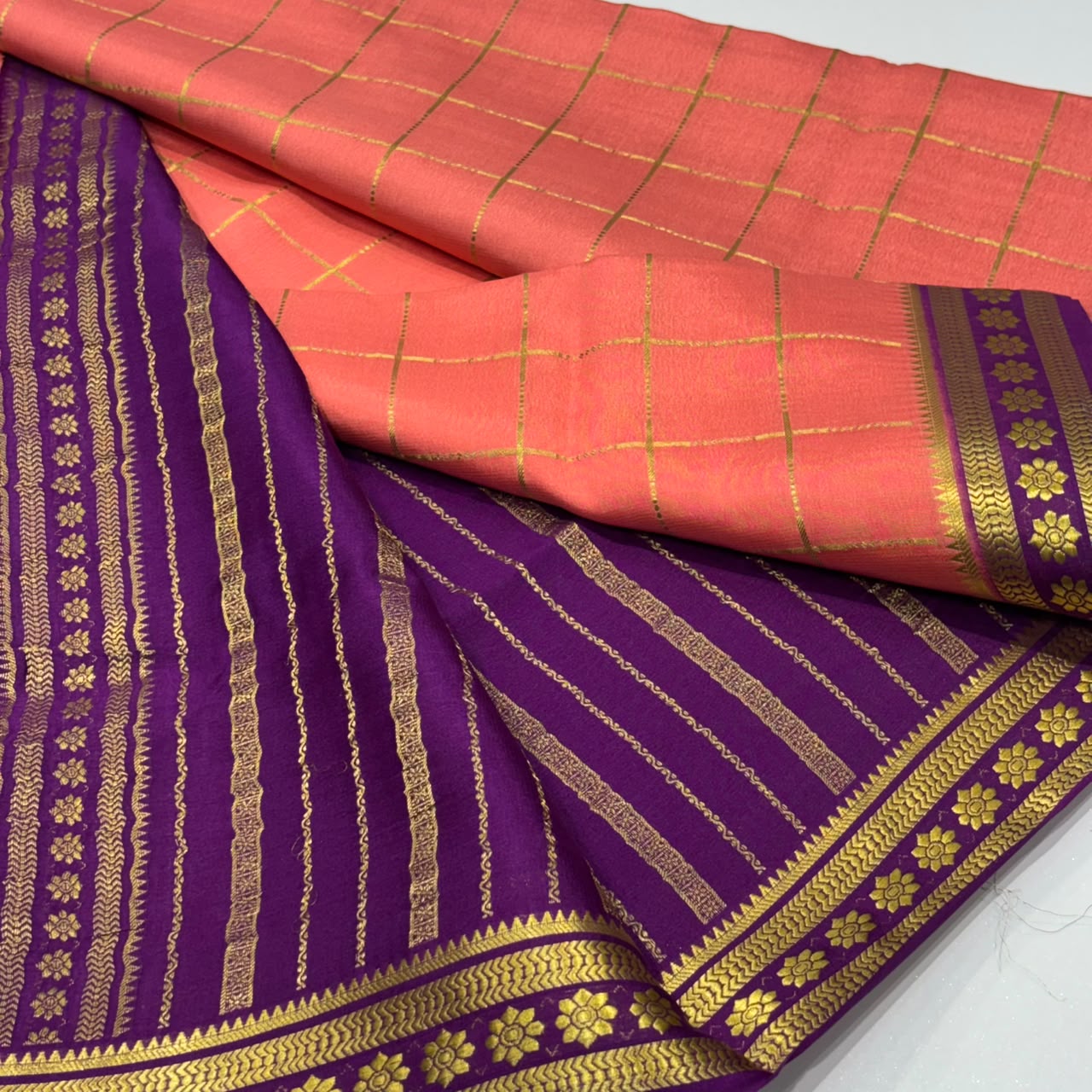Pure Mysore Crepe Silk Saree