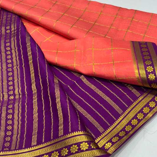 Pure Mysore Crepe Silk Saree