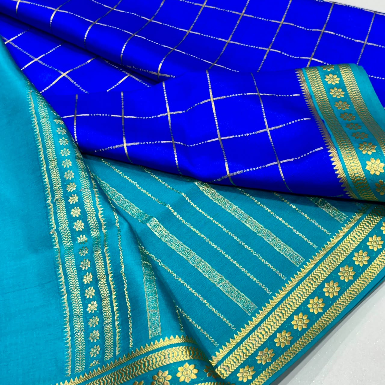 Pure Mysore Crepe Silk Saree