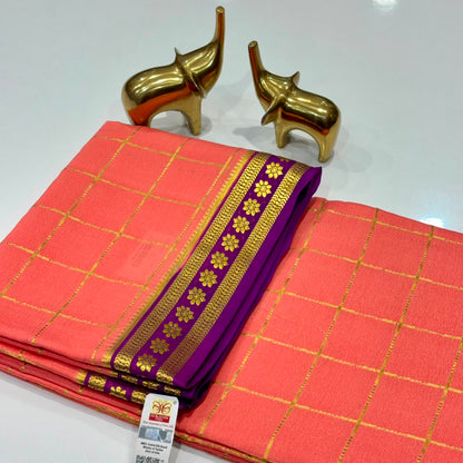 Pure Mysore Crepe Silk Saree