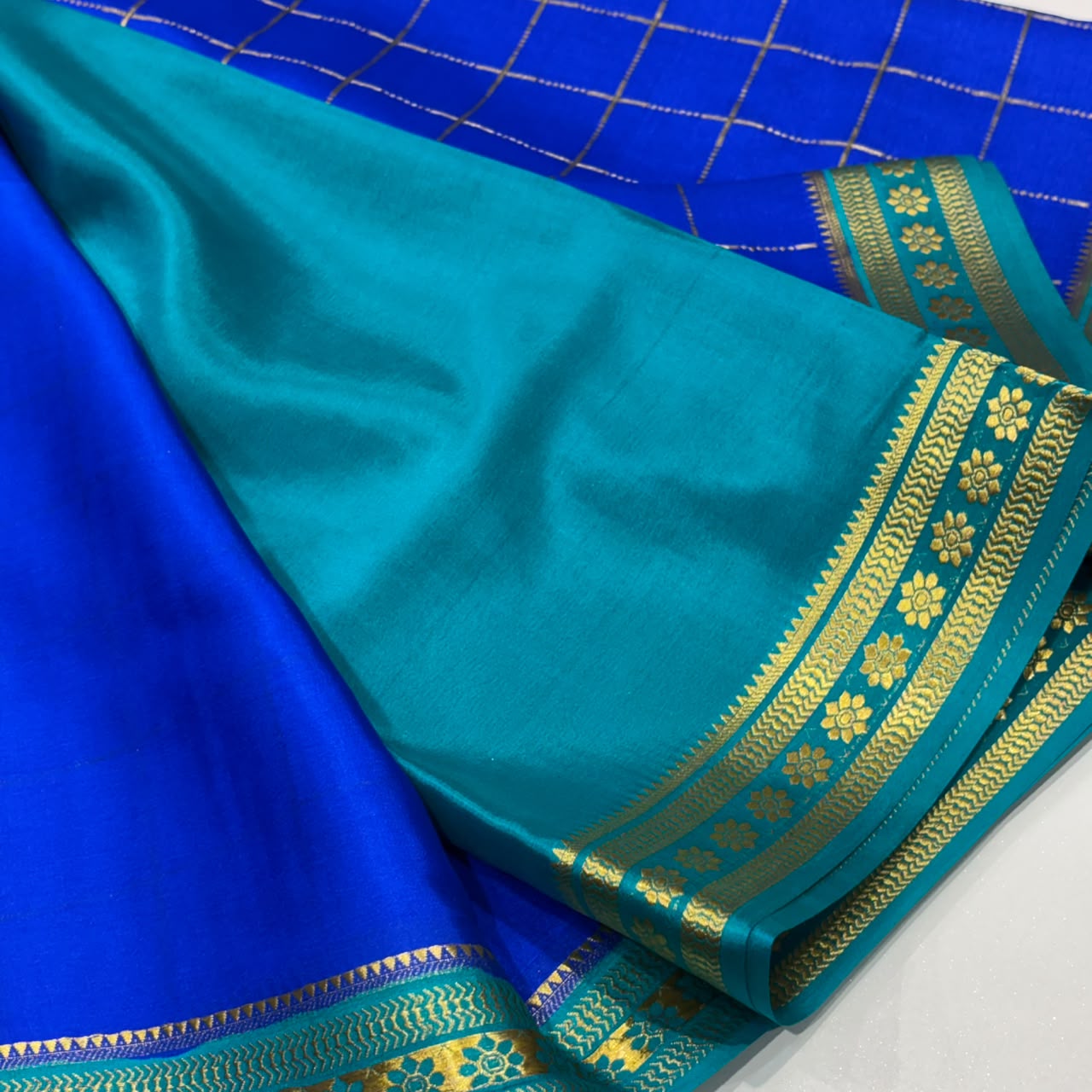 Pure Mysore Crepe Silk Saree