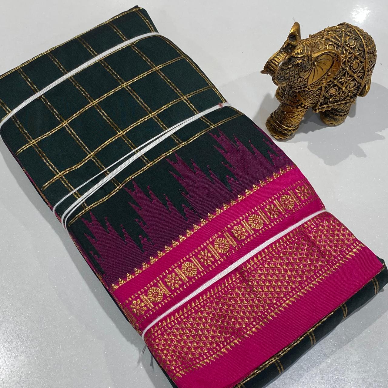 Semi Silk Ilkal Saree