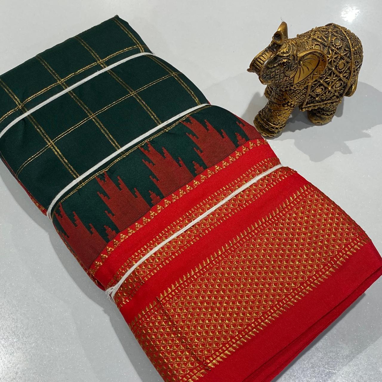Semi Silk Ilkal Saree
