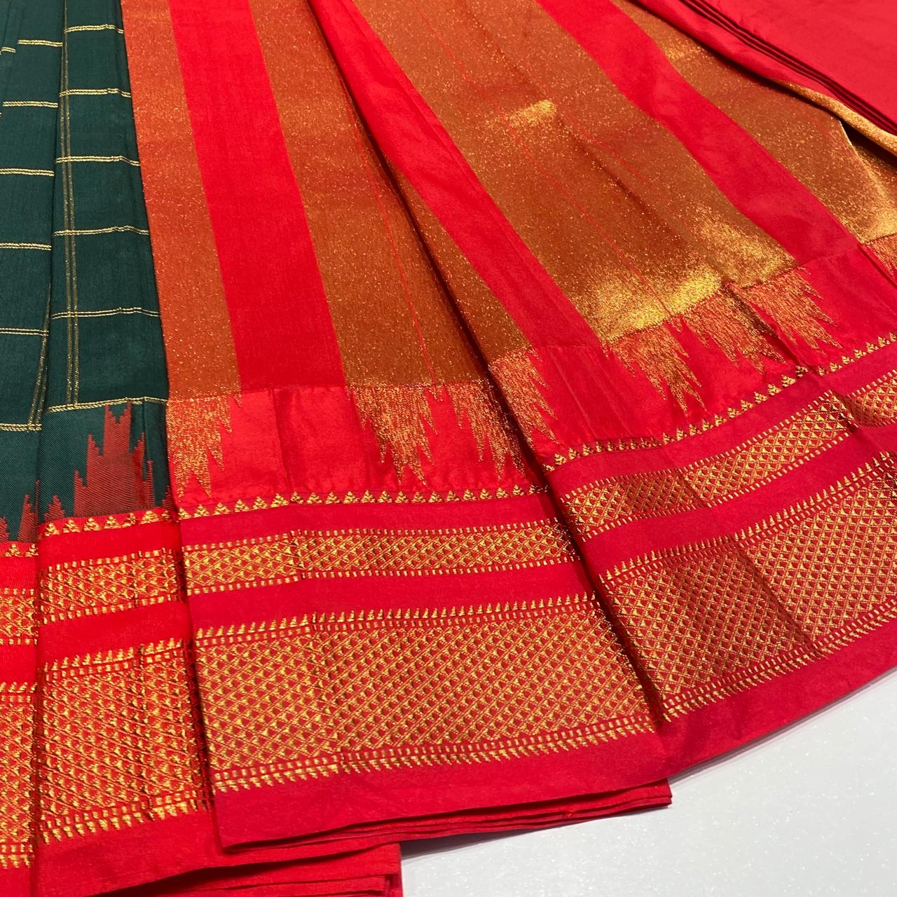 Semi Silk Ilkal Saree