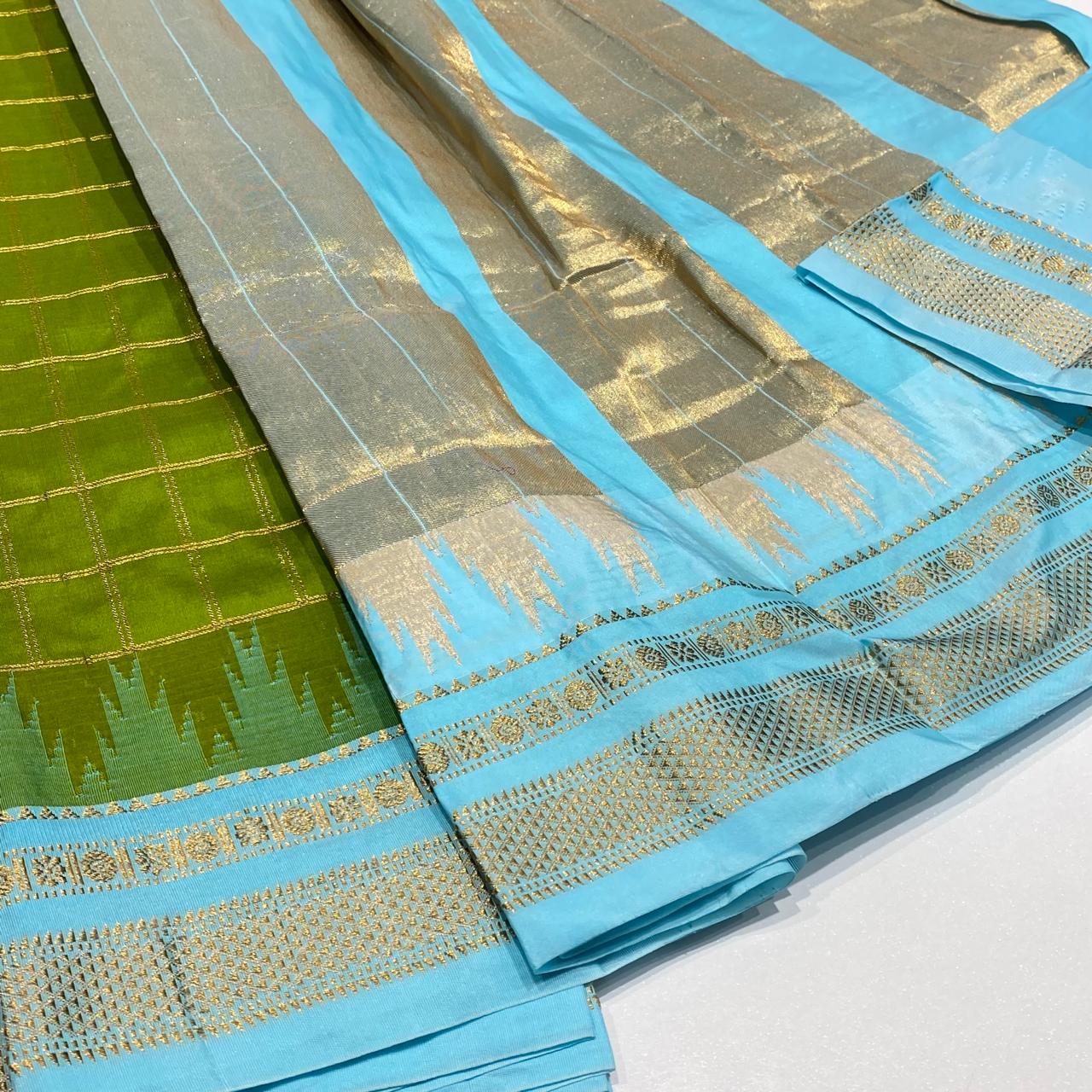 Semi Silk Ilkal Saree