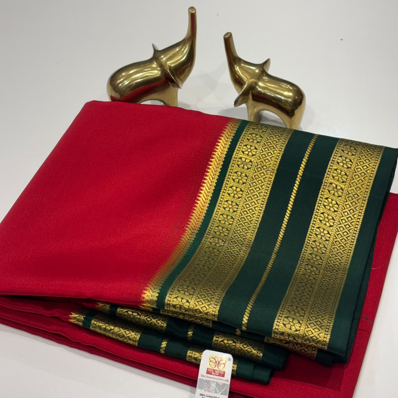 Pure Mysore Crepe Silk Saree
