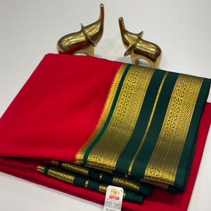 Pure Mysore Crepe Silk Saree