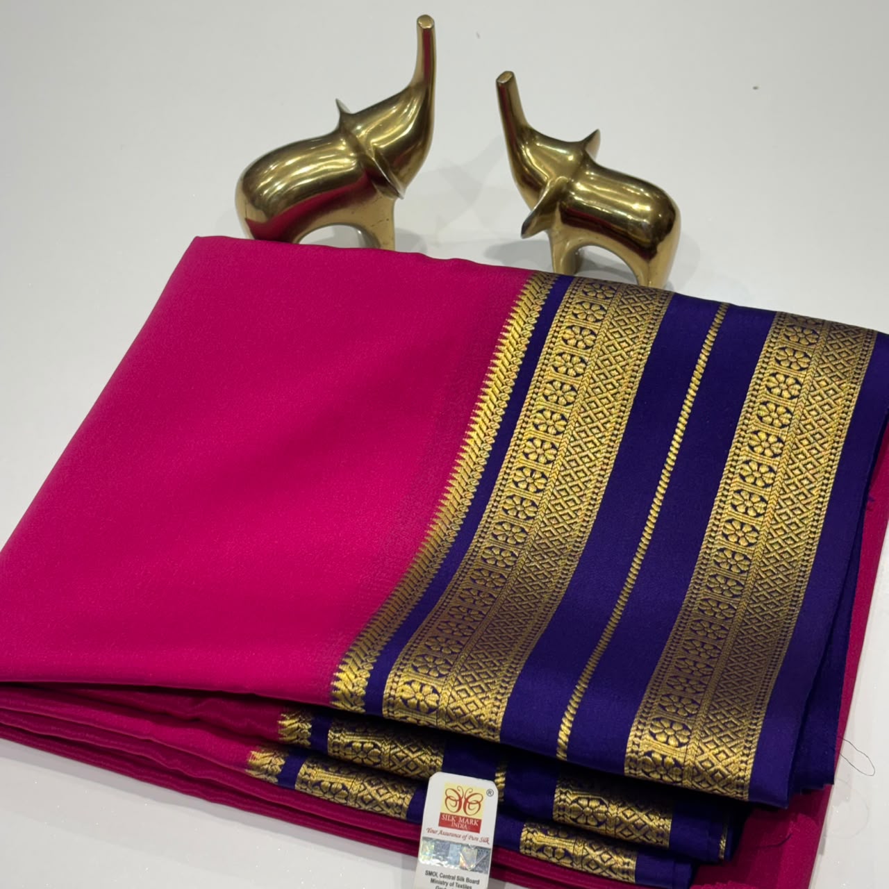 Pure Mysore Crepe Silk Saree