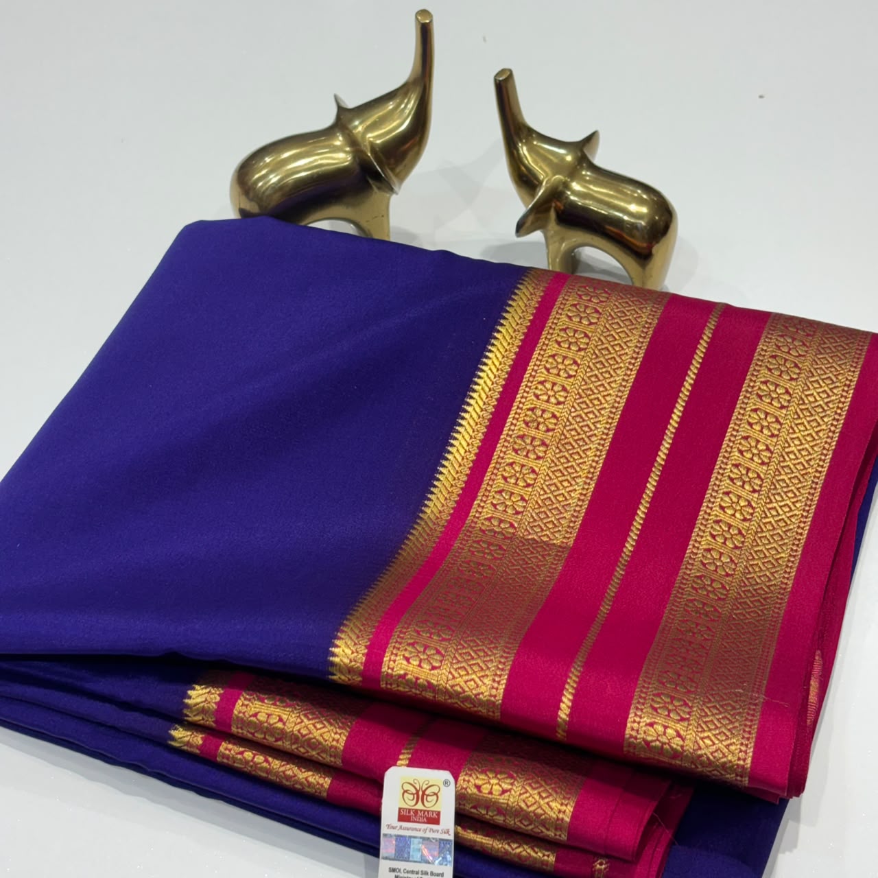 Pure Mysore Crepe Silk Saree