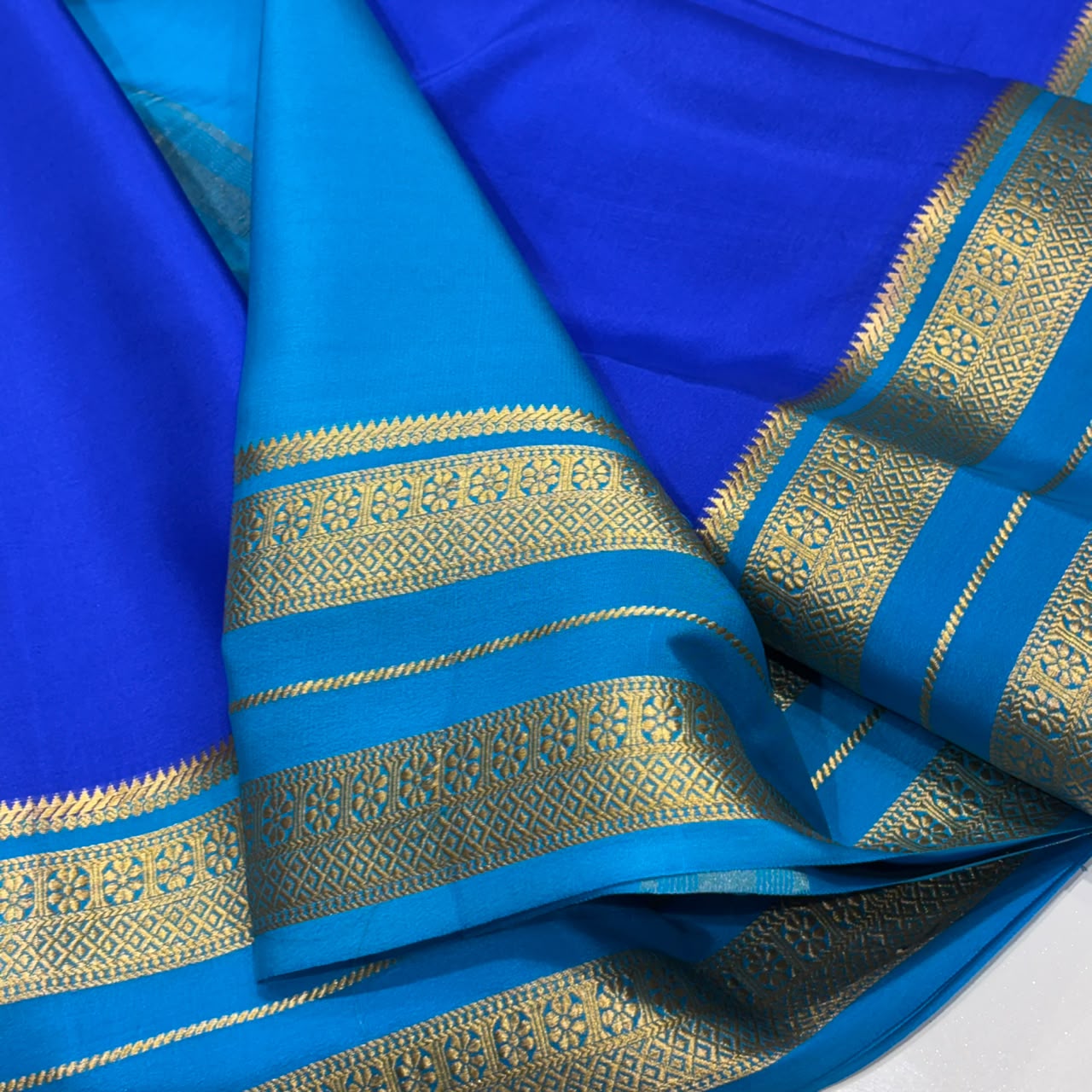 Pure Mysore Crepe Silk Saree
