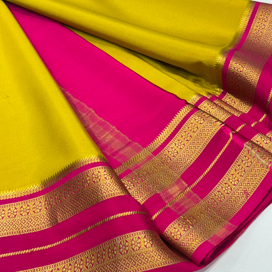 Pure Mysore Crepe Silk Saree