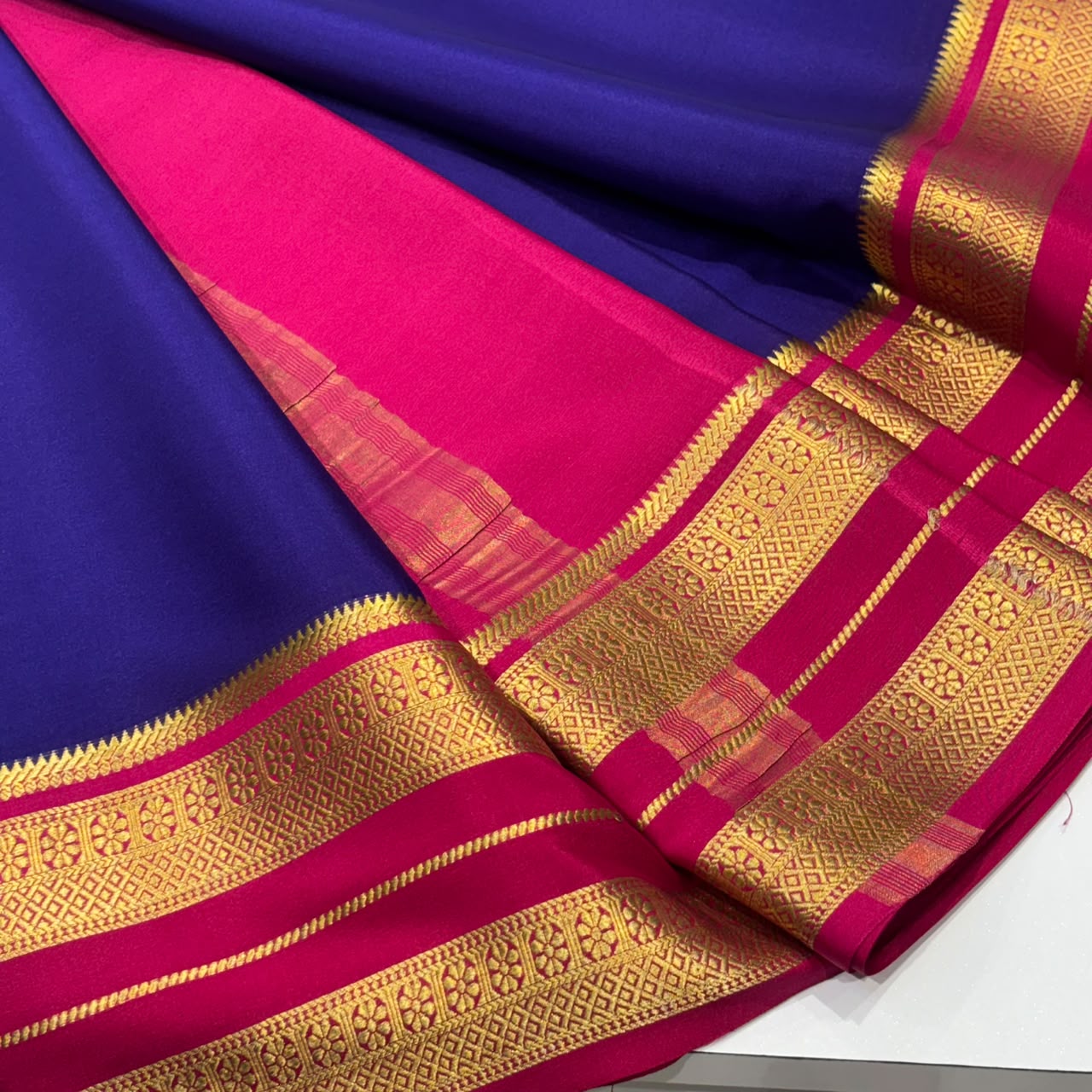 Pure Mysore Crepe Silk Saree