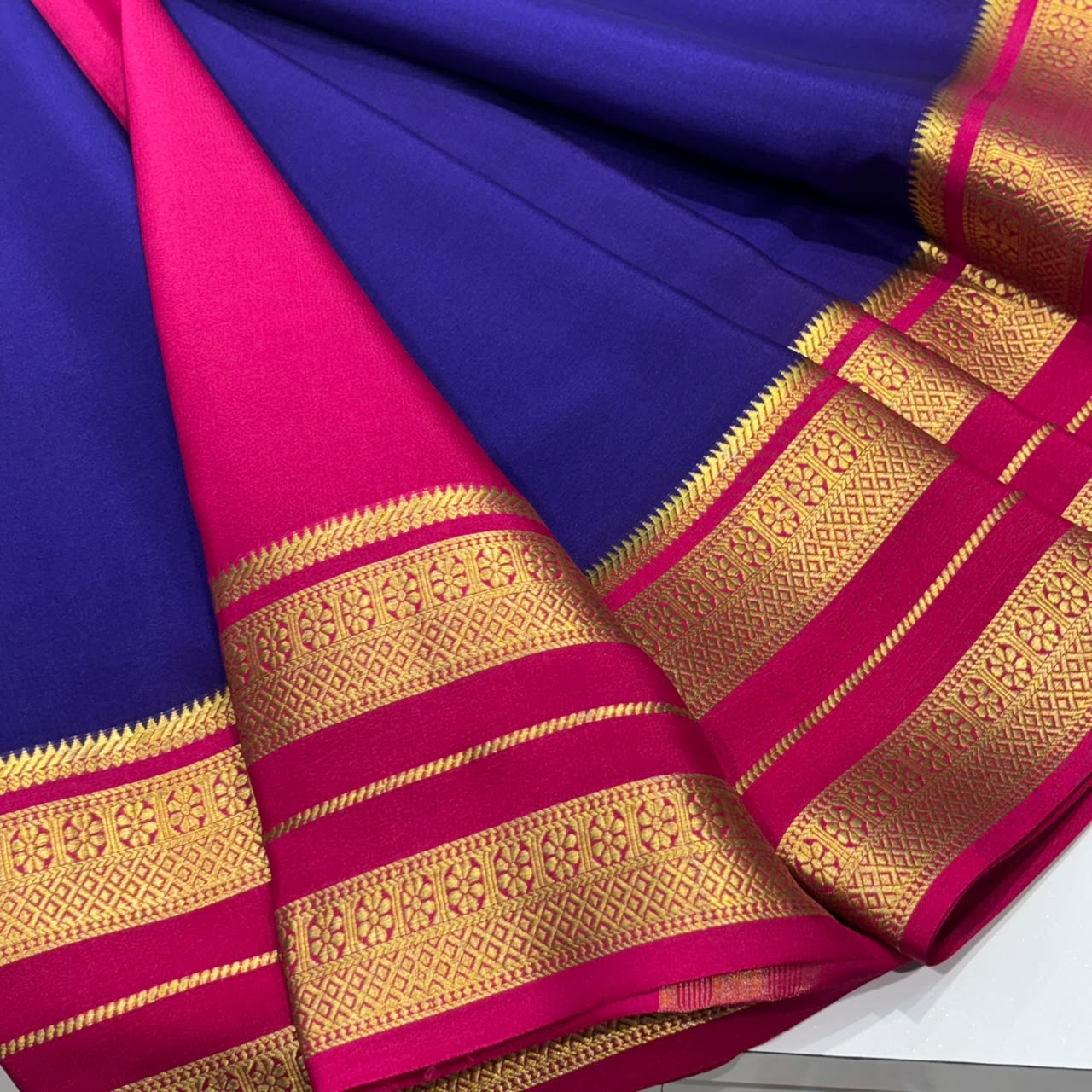 Pure Mysore Crepe Silk Saree