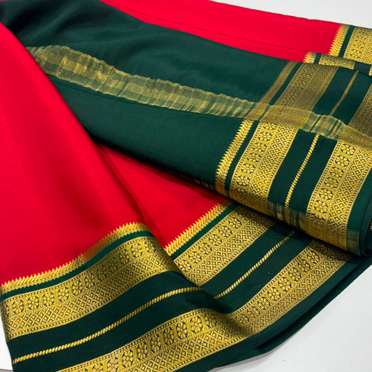 Pure Mysore Crepe Silk Saree