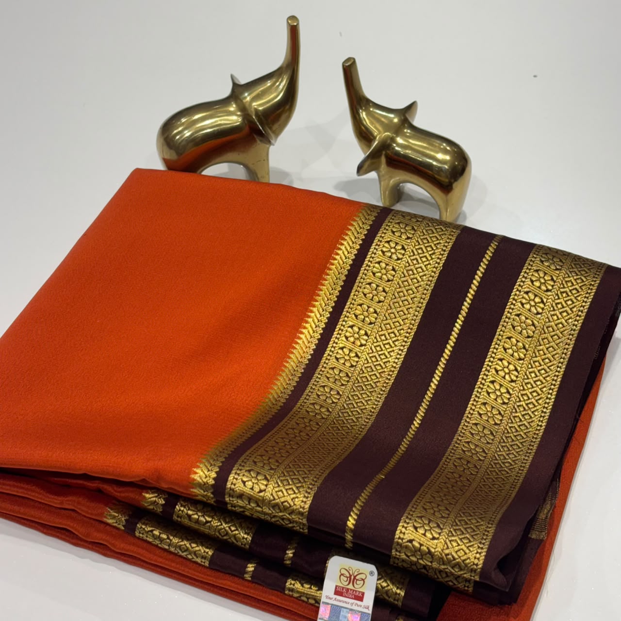 Pure Mysore Crepe Silk Saree