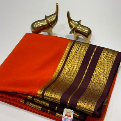 Pure Mysore Crepe Silk Saree