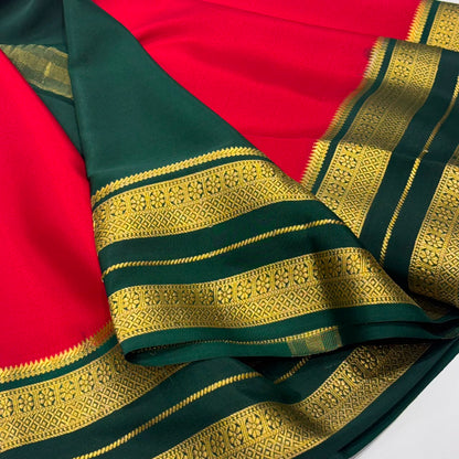 Pure Mysore Crepe Silk Saree