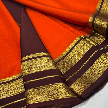 Pure Mysore Crepe Silk Saree