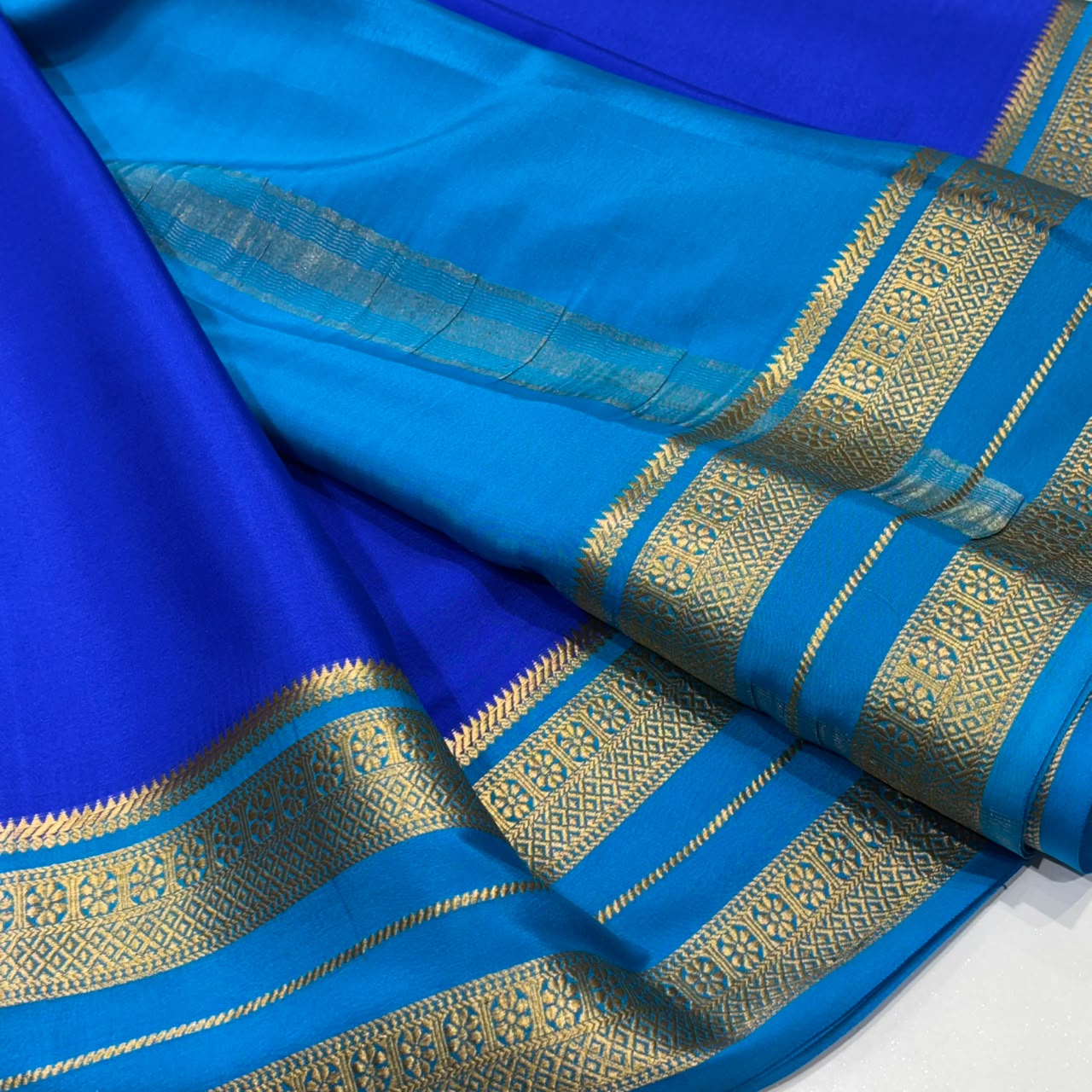 Pure Mysore Crepe Silk Saree