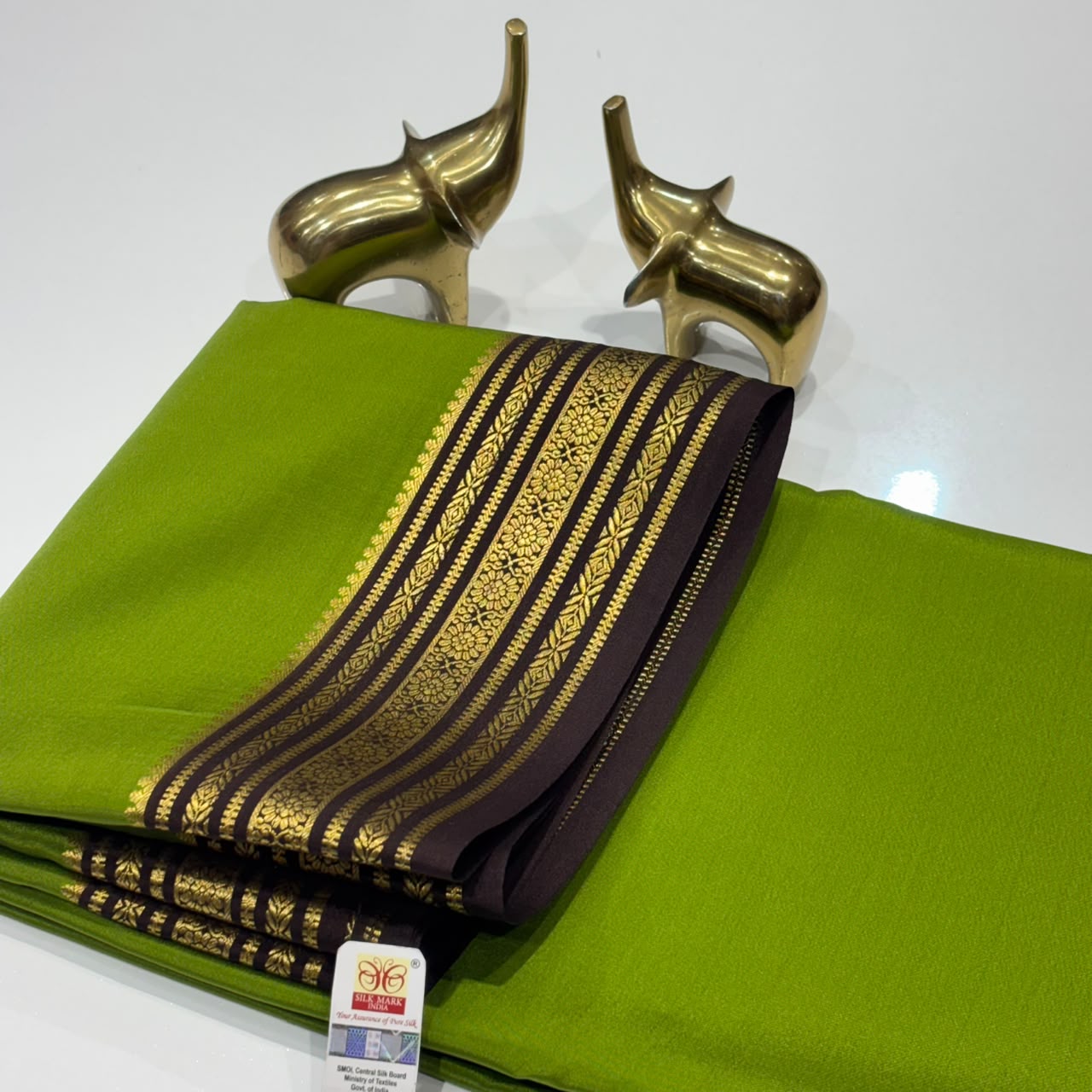 Pure Mysore Crepe Silk Saree