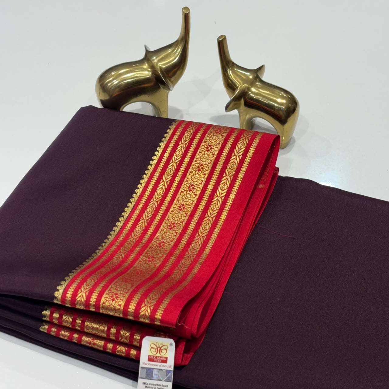 Pure Mysore Crepe Silk Saree