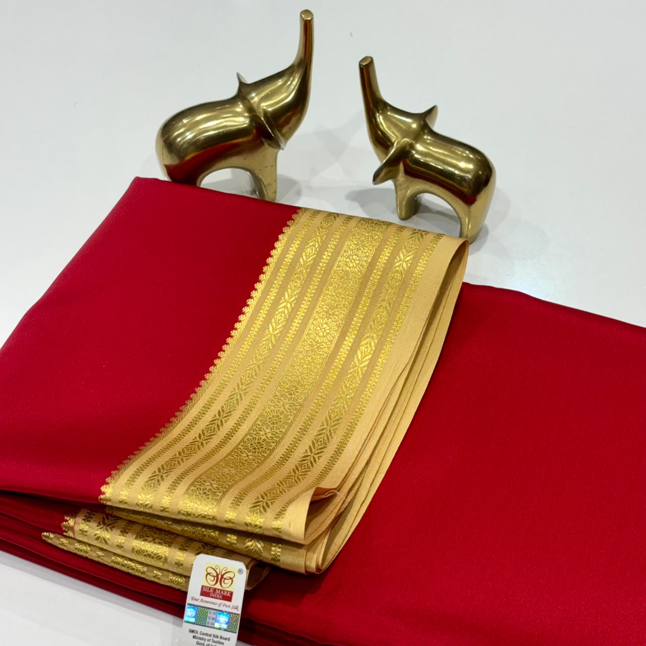 Pure Mysore Crepe Silk Saree