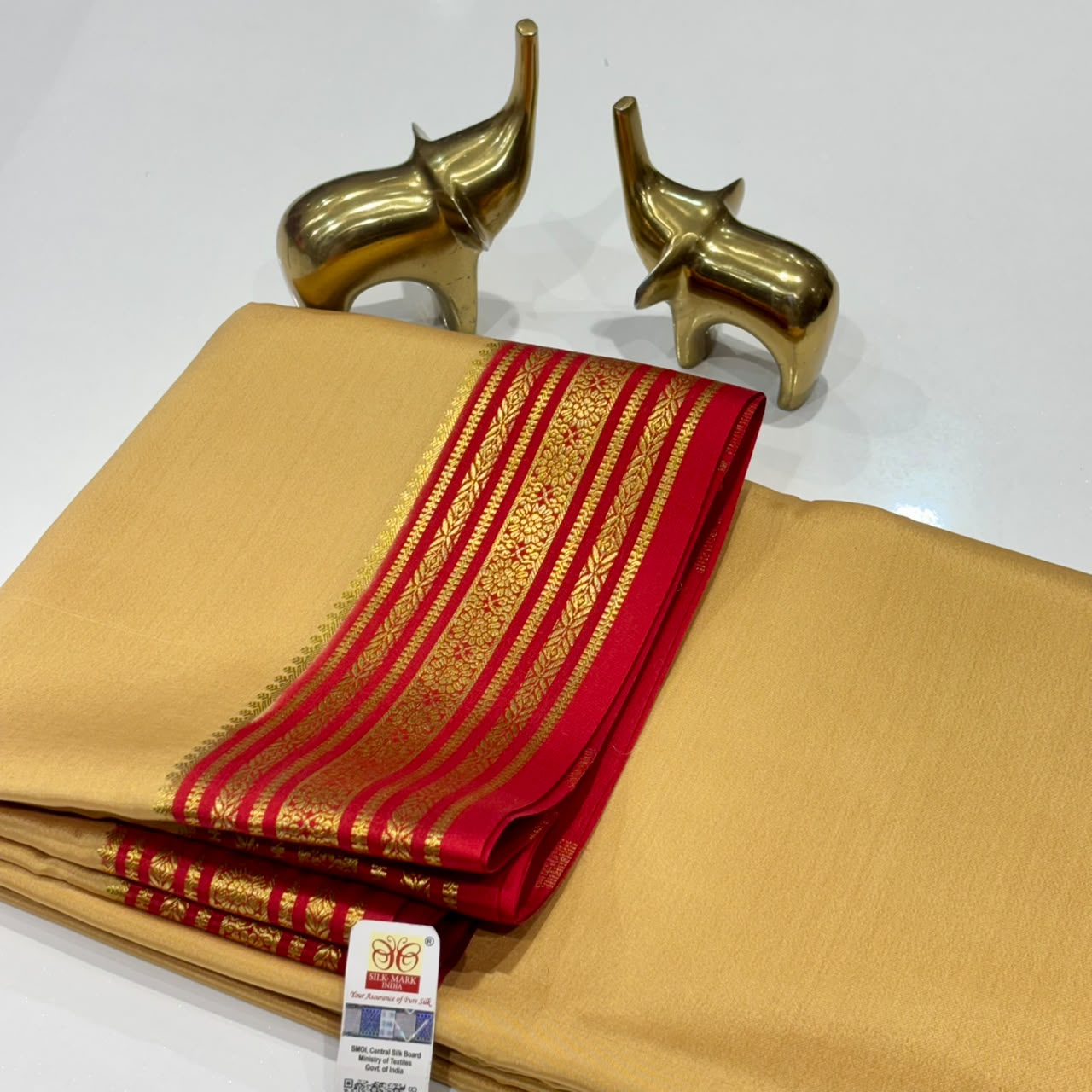 Pure Mysore Crepe Silk Saree