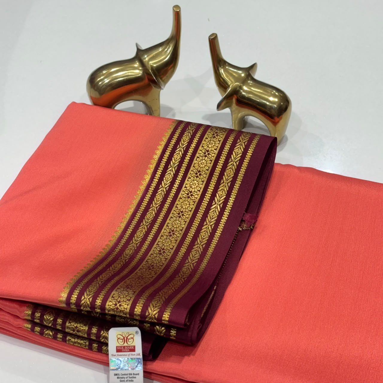 Pure Mysore Crepe Silk Saree