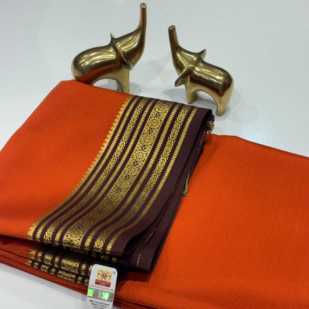 Pure Mysore Crepe Silk Saree