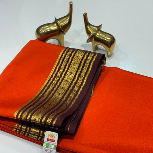 Pure Mysore Crepe Silk Saree