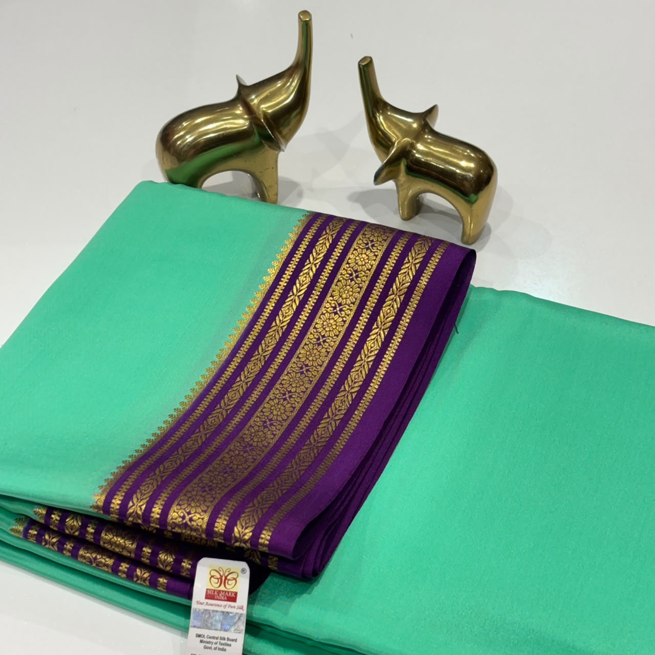 Pure Mysore Crepe Silk Saree