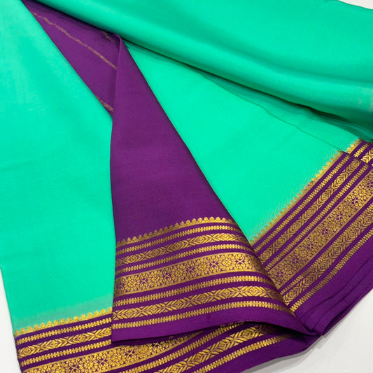 Pure Mysore Crepe Silk Saree